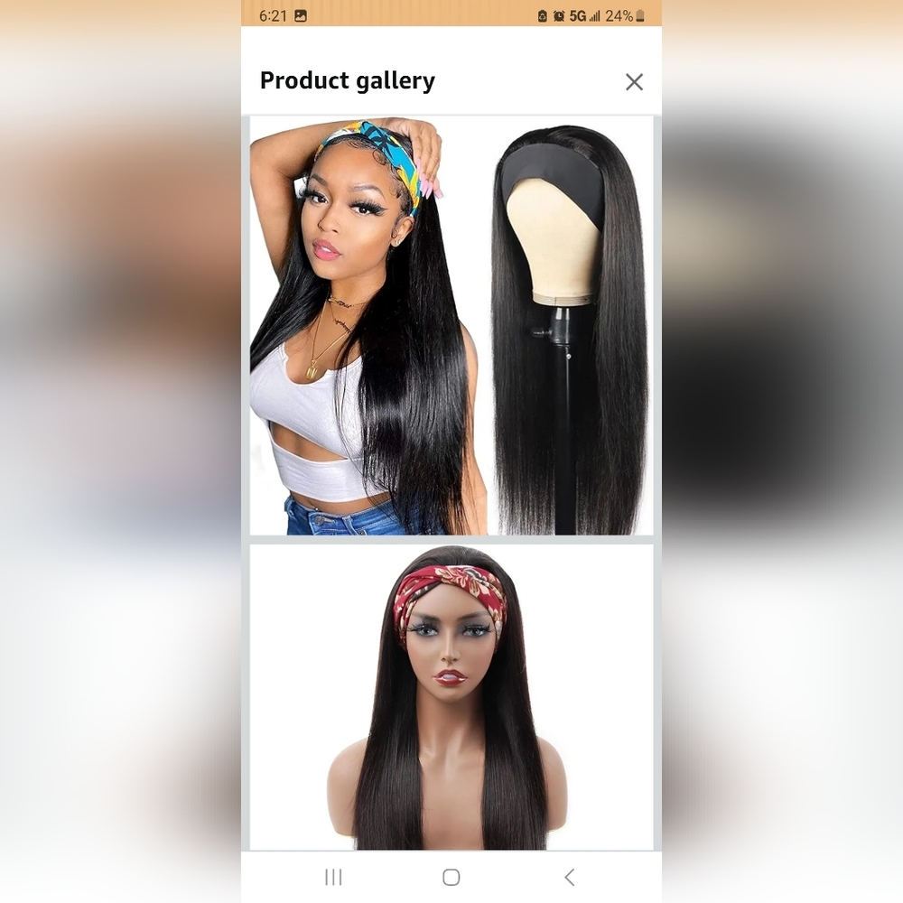 2 Human Hair Wig
